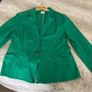 CAbi green blazer/jacket size M